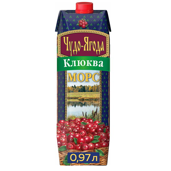 Морс Клюква Чудо-Ягода 0.97 л