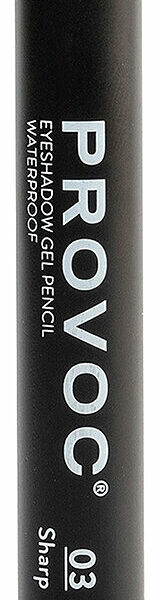 PROVOC Тени-карандаш водостойкие Eyeshadow Pencil, 2,3 г, 03 sharp