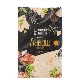Лаваш тонкий Рижский хлеб 300 г 2 шт Россия