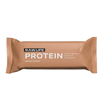 Батончик протеиновый R.A.W.Life Protein мокачино