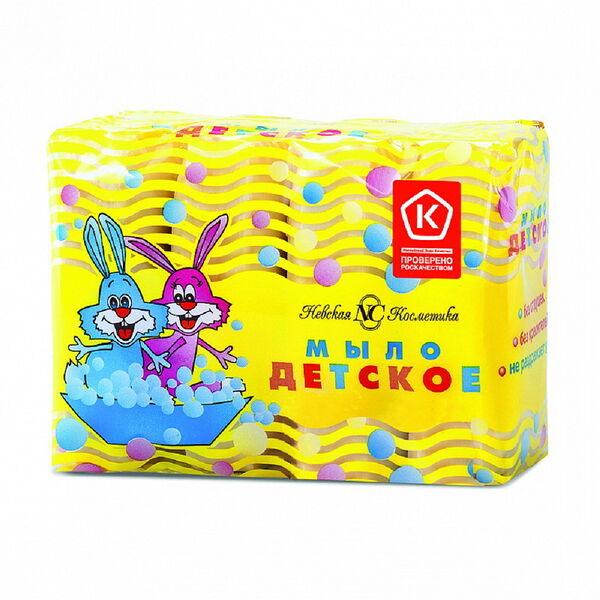 Мыло туалетное Невская Косметика Детское 4*100г