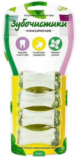 Зубочистки Косточки жевательные малые (76 г.)