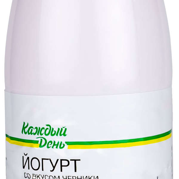 Йогурт питьевой Каждый день черничный 1,5%, 900 г