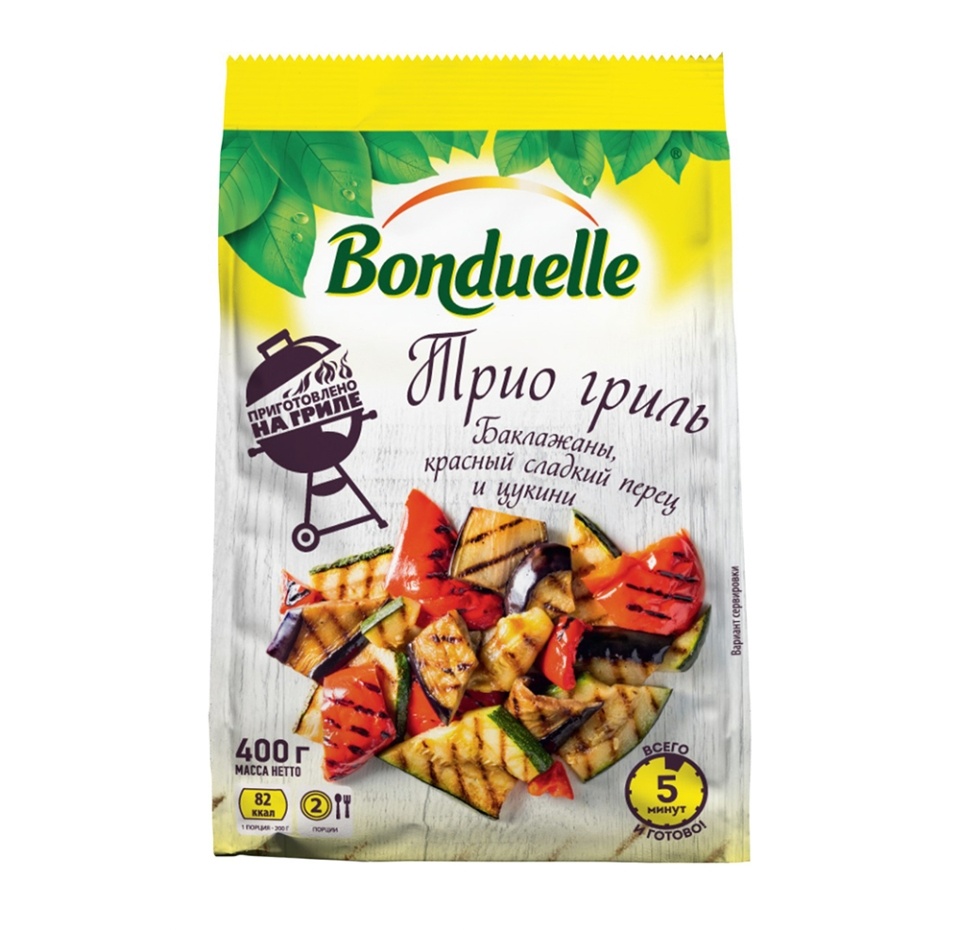 

Смесь «Трио овощей гриль», Bonduelle, 400 г, Франция
