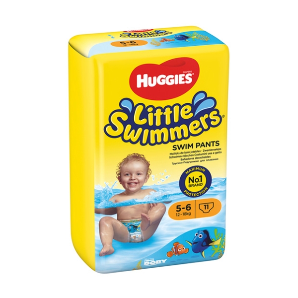 

Трусики для плавания Huggies Little swimmers 5-6 (12-18 кг) 11 шт.
