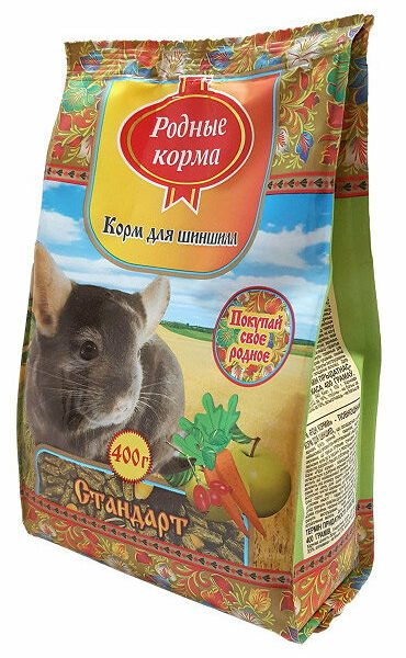 Корм для шиншилл Стандарт ТМ Родные корма