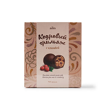 Конфеты Дико Вкусно Грильяж кедровый с клюквой