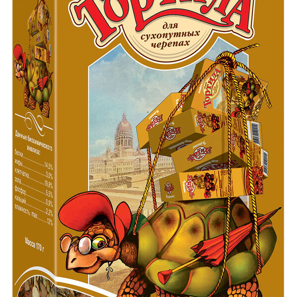 Тортила корм для сухопутных черепах (170 г.)