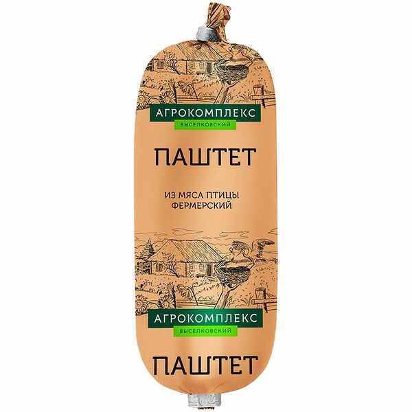 Паштет Агрокомплекс Фермерский из мяса птицы