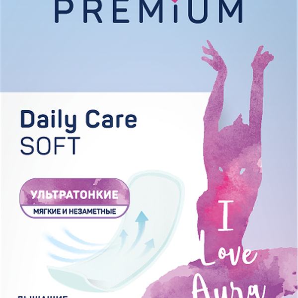 Прокладки ежедневные AURA Premium Light ультратонкие, 40шт