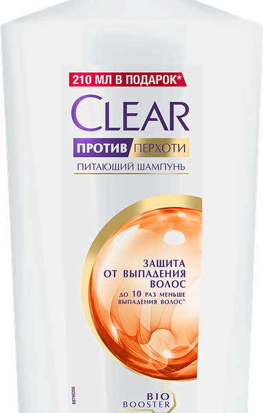 Шампунь для волос CLEAR Защита от выпадения волос, против перхоти