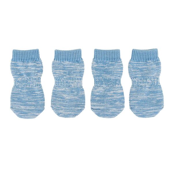Носки для собак M голубой (унисекс)