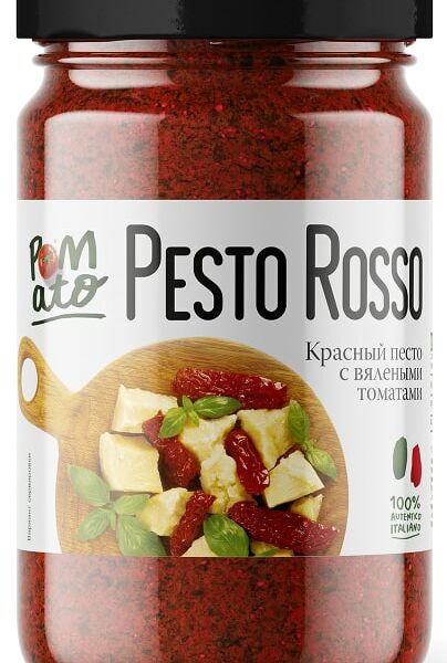 Соус Pomato красный песто с вялеными томатами 190г