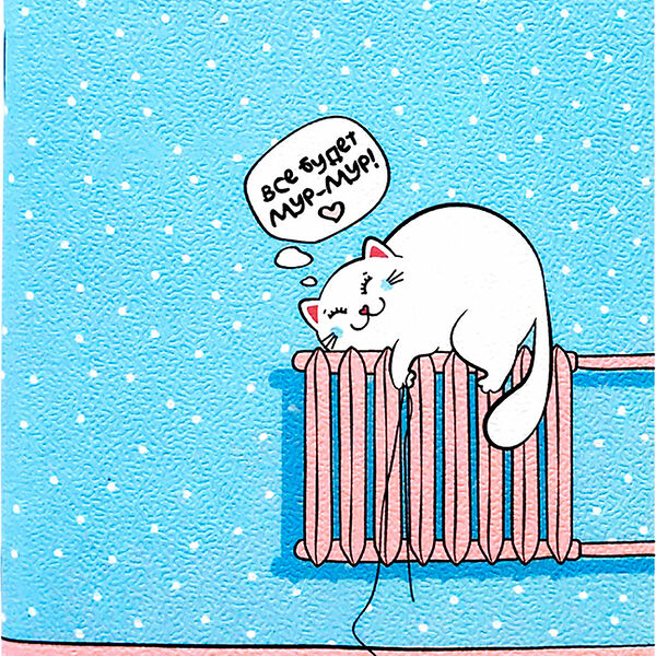 Блокнот Be Smart Silly клетка скрепка