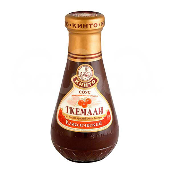 Соус фруктовый Кинто Ткемали 300гр Классический Кисло-сладкий ст/б