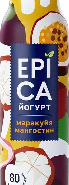 Йогурт Epica маракуйя-мангостин 2.5% 260г