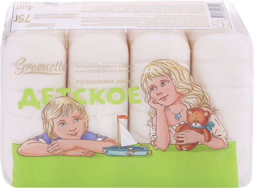 

Мыло Greenelle туалетное детское 4 шт