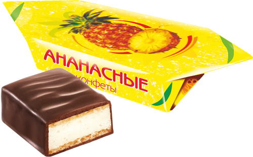 Конфеты ШФН Вкус Ананас вес до 250г