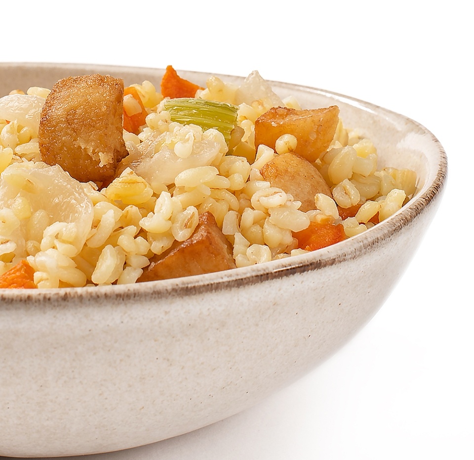 

Булгур с овощами тушеный