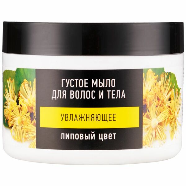 Мыло Особая Банная Серия липовый цвет густое для волос и тела, 500мл