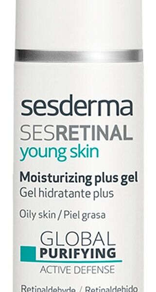 SESDERMA Sesretinal Young Skin Moisturizing Gel plus Гель для лица интенсивный увлажняющий, 30 мл