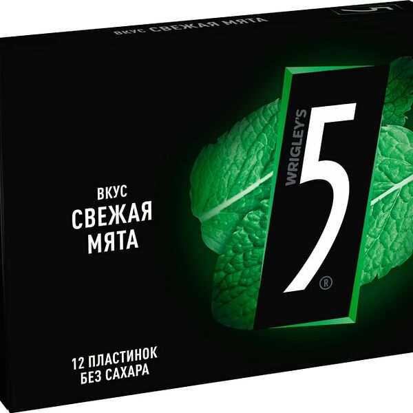 Жевательная резинка Five Свежая мята Электро 31.2г