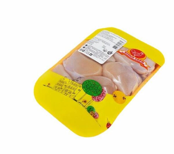 Филе бедра цыплёнка-бройлера Ясные Зори красное натуральное охлаждённое, 830г