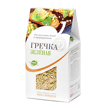 Крупа гречневая зелёная для проращивания с Алтая, «Образ Жизни»