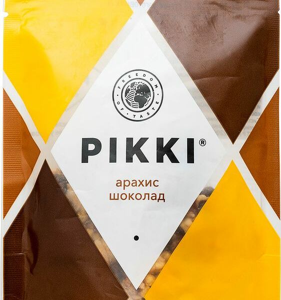 Конфеты орехово-фруктовые Pikki арахис-шоколад, 50г