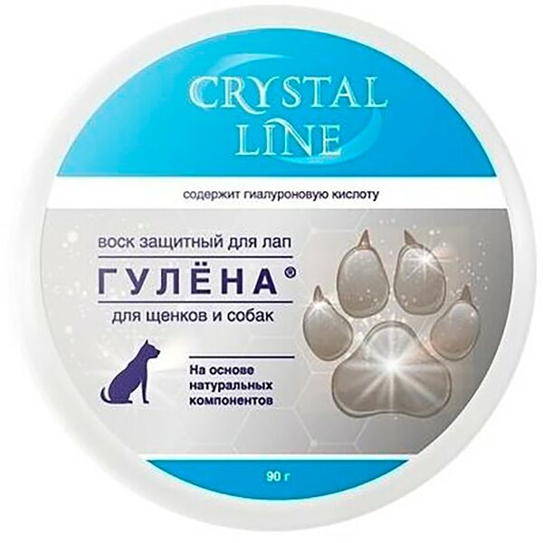 Воск для лап Apicenna Crystal line Гулена защитный 90г