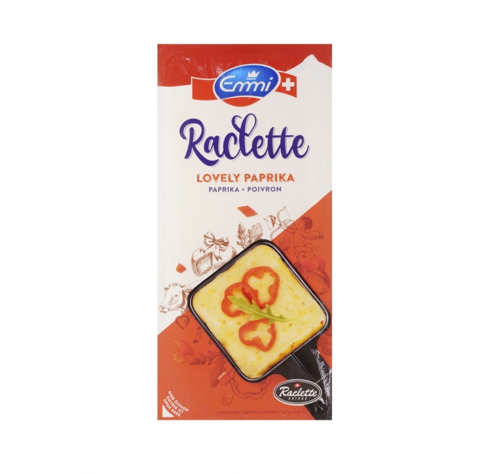 

Сыр полутвердый Emmi Раклет с паприкой 45% 150 г