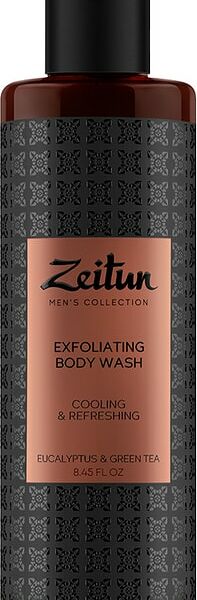 Гель-скраб для душа Zeitun освежающий с эвкалиптом и чаем 250мл