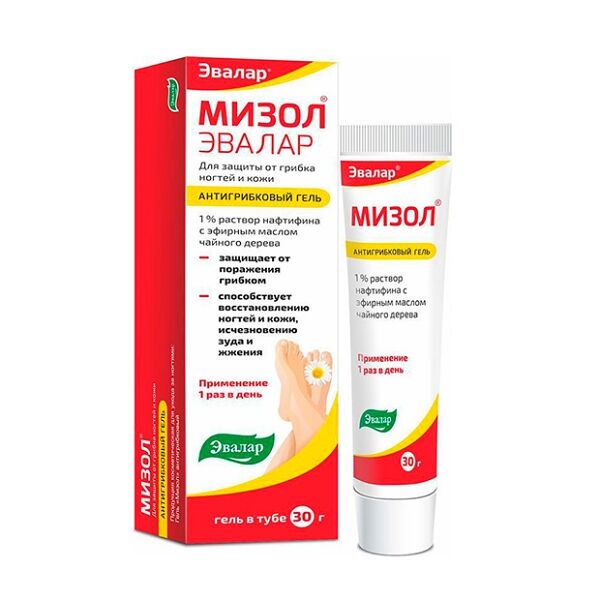Гель Эвалар Мизол антигрибковый 30 г