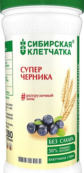 Клетчатка Сибирская Суперчерника 280 г