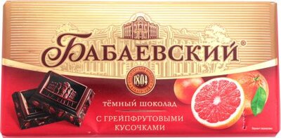 Шоколад Бабаевский с грейпфрутовыми кусочками 90 г