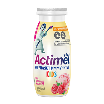 

Напиток кисломолочный Actimuno Kids Малиновое мороженое 1.5%, 95 г