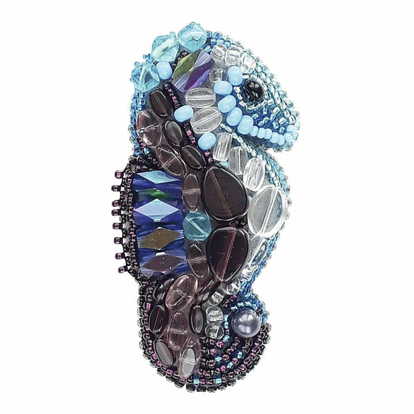 БП198 Набор для изготовления броши 'Морской конёк' брошь 8,0*4,0см.