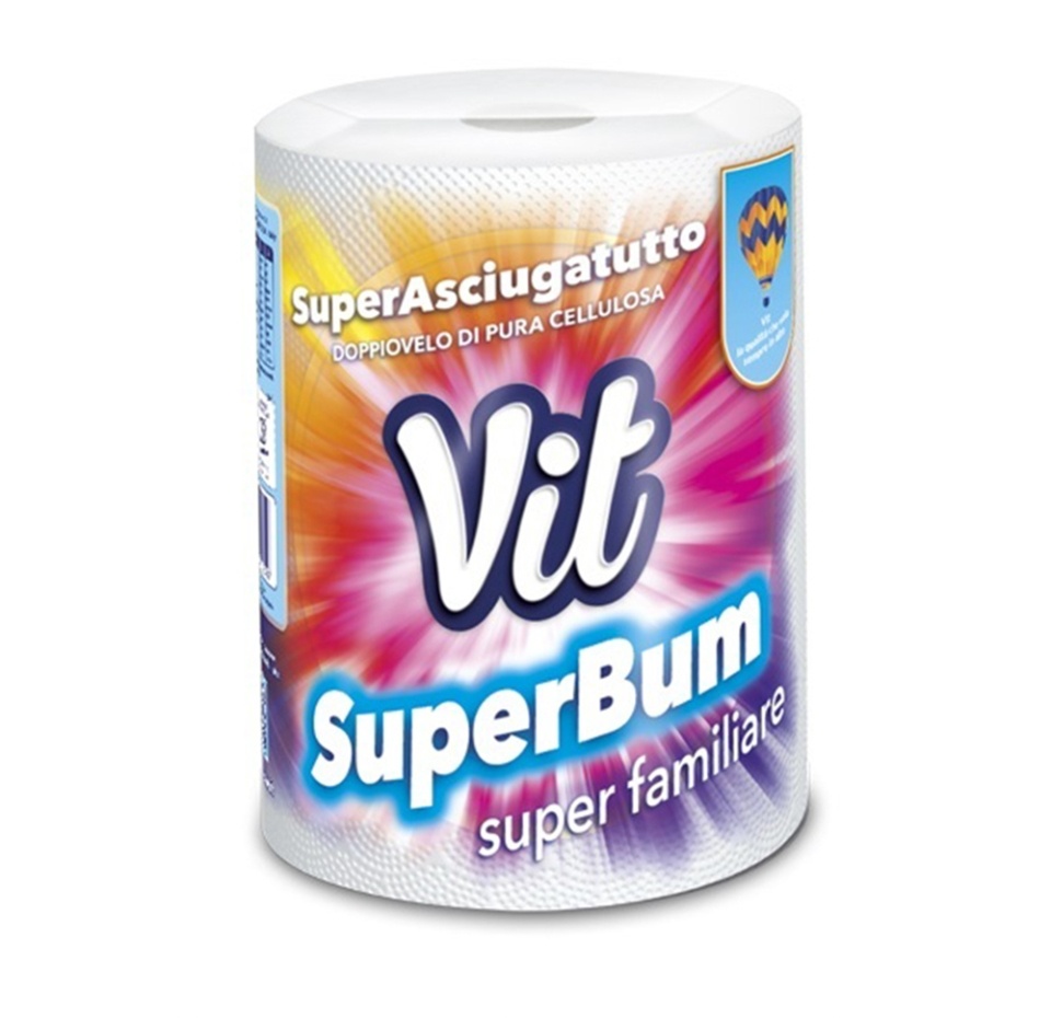 

Полотенце бумажное Vit Superboom, 1 рулон