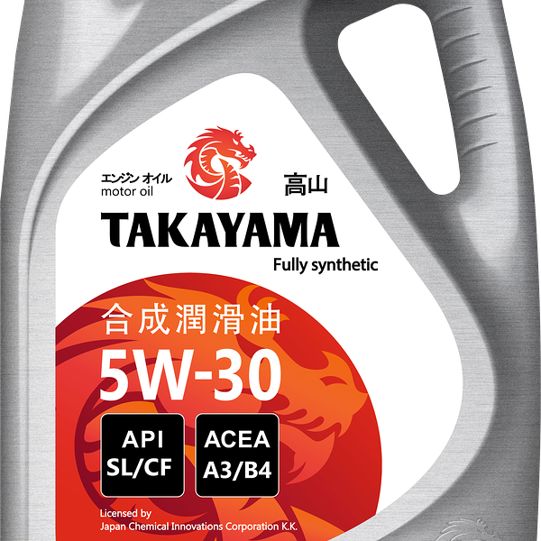 Масло моторное TAKAYAMA синтетическое SAE 5W-30 API SL/СF, 4л
