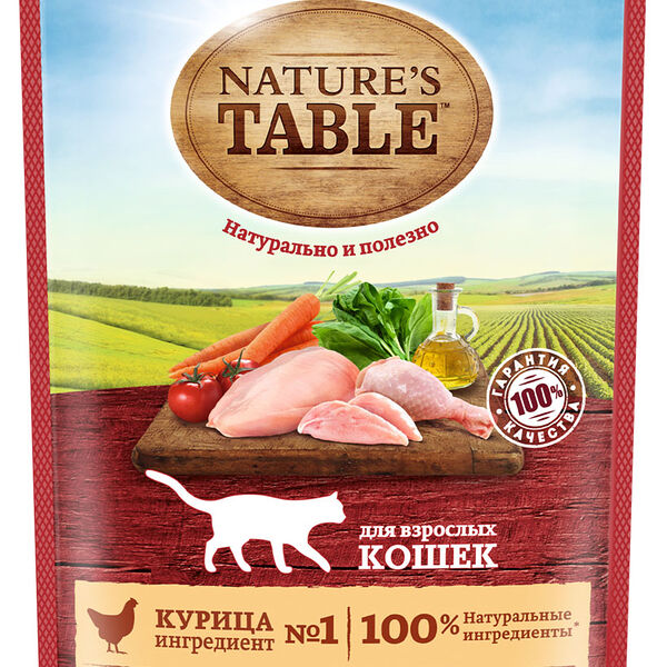 Влажный корм для кошек Nature’s Table Курица в соусе 85 г