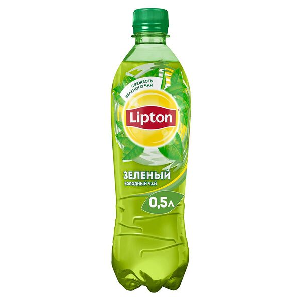 Холодный чай Lipton зеленый 0.5 л, Россия