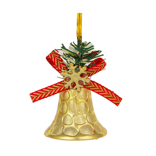 Сноу бум набор колокольчиков, 6 шт, пластик, цвет золото