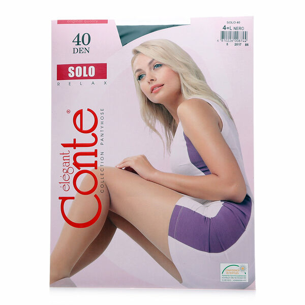 Колготки женские Conte Elegant Solo 40 Nero р. 4