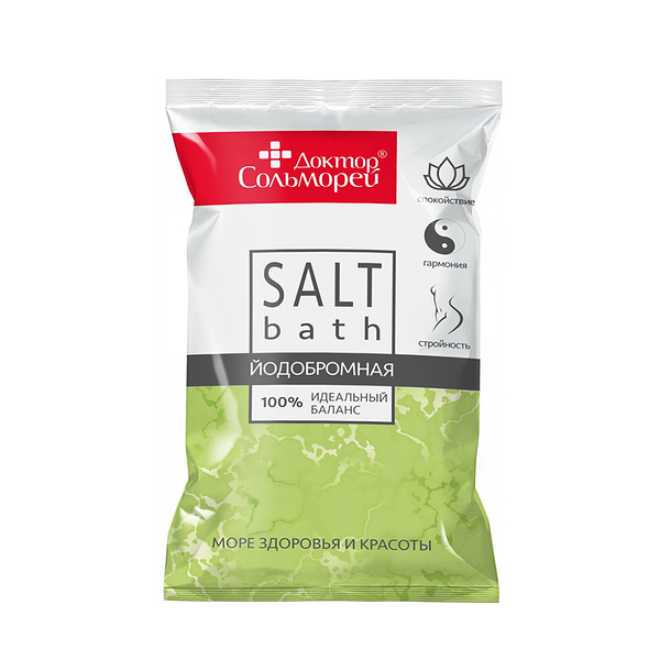 Соль для ванн Доктор СольМорей Йодобромная 1000 г