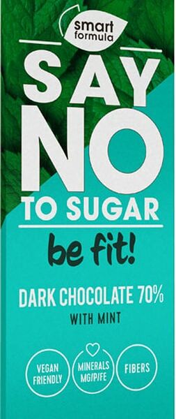Шоколад Smart Formula Горький с экстрактом мяты 90г
