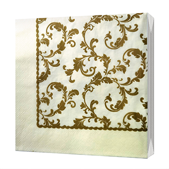 

Салфетки бумажные BGREEN 3сл. 20шт. 33х33см Арабеска, Россия