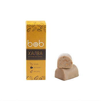 Батончик BOB Халва с семенами подсолнечника (без сахара)