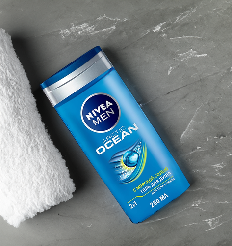

Гель Nivea Men для душа Arctic Ocean 2в1 250 мл