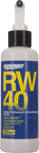 

Смазка RUNWAY RW-40 универсальная проникающая Арт. RW4000, 200мл