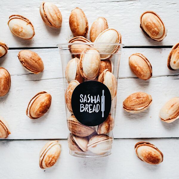 Орешки с вареной сгущенкой SashaBread, 250гр